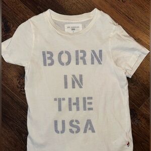 Sol Angeles Kids White Tee with Gray Print